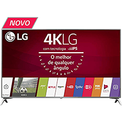 Smart TV LED 43" LG 43UJ6525 Ultra HD 4K com Upscalling, WebOS 3.5 Painel IPS, HDR e Magic Mobile Connection