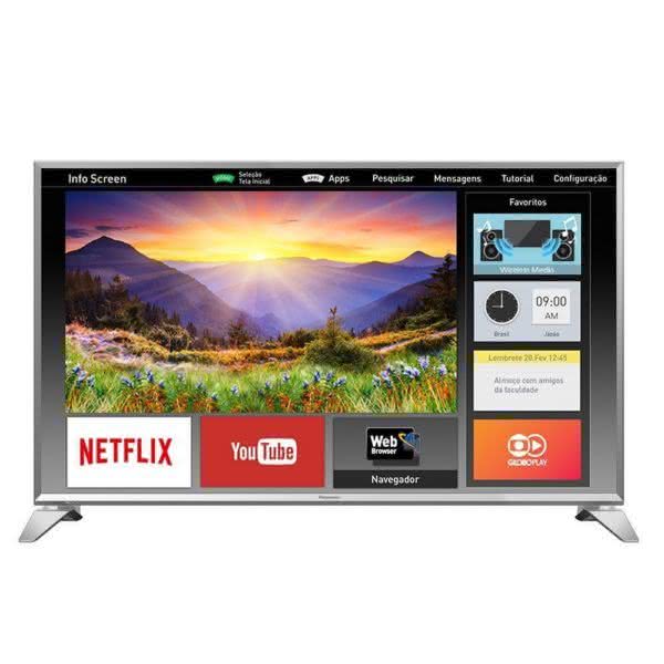 Smart TV LED 43" Full HD Panasonic TC-43ES630B Painel IPS, DLNA, Bluetooth