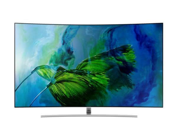 Smart TV QLED 65" UHD 4K Curva Samsung Q8C QPicture com Pontos Quânticos, HDR1500, QStyle, Design 360, One Connect, QSmart