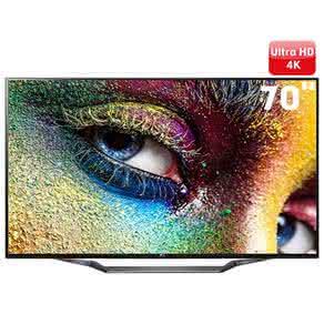 Smart TV LED 70" Ultra HD 4K LG 70UH6350 com Sistema WebOS, Upscaling, HDR Super, Controle Smart Magic,