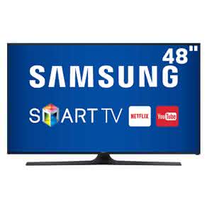 Smart TV LED 48" Full HD Samsung 48J5300 com Connect Share Movie, Screen Mirroring,