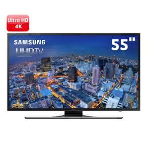 Smart TV LED 55" Ultra HD 4K Samsung 55JU6500 com UHD Upscaling, Quad Core,