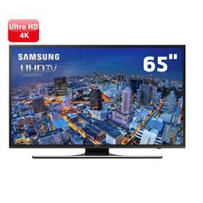 Smart TV LED 65" Ultra HD 4K Samsung 65JU6500 com UHD Upscaling, Quad Core,