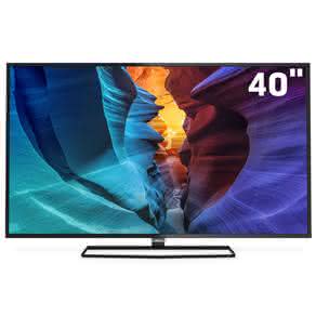 Smart TV LED 40" Ultra HD 4K Philips 40PUG6300/78 com Dual Core, Perfect Motion Rate 840Hz, Pixel Plus Ultra HD, 4 Entradas HDMI e 2 USB