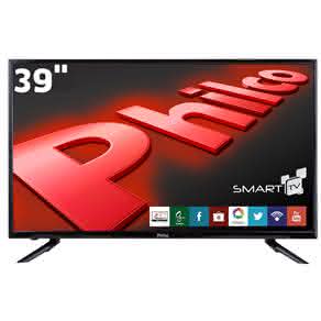 Smart TV LED 39" HD Philco PH39U21DSGW com Conversor Digital, MidiaCast, PVR, Entradas HDMI e Endrada USB