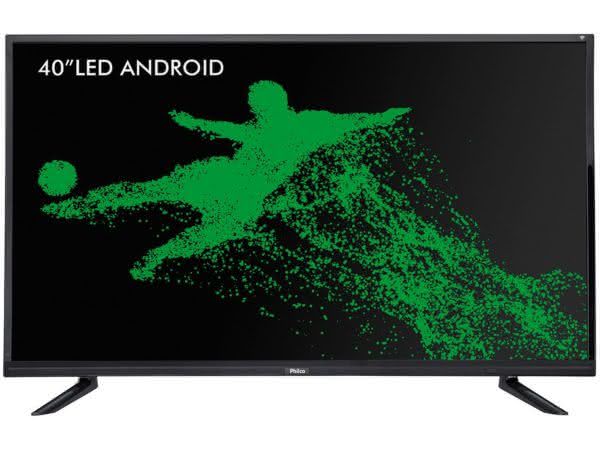 Smart TV LED 40” Philco Full HD PH40E60DSGWA - Android Conversor Digital Wi-Fi 2 HDMI 2 USB