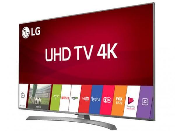 Smart TV LED 70" UHD 4K LG 70UJ6585 com Sistema WebOS 3.5, Painel IPS, HDR, Local Dimming, Magic Mobile Connection