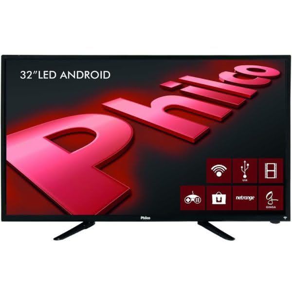 Smart TV Philco 32" LED HD com Conversor DigitalWi-Fi Android - PH32B51DSGWA