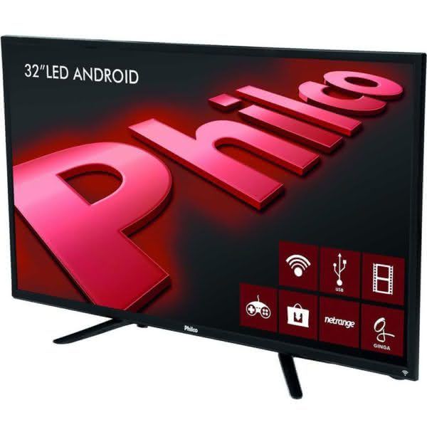 Smart TV Philco 32" LED HD com Conversor DigitalWi-Fi Android - PH32B51DSGWA