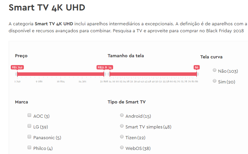 Onde comprar Smart TV 4k UHD na Black Friday 2020 9