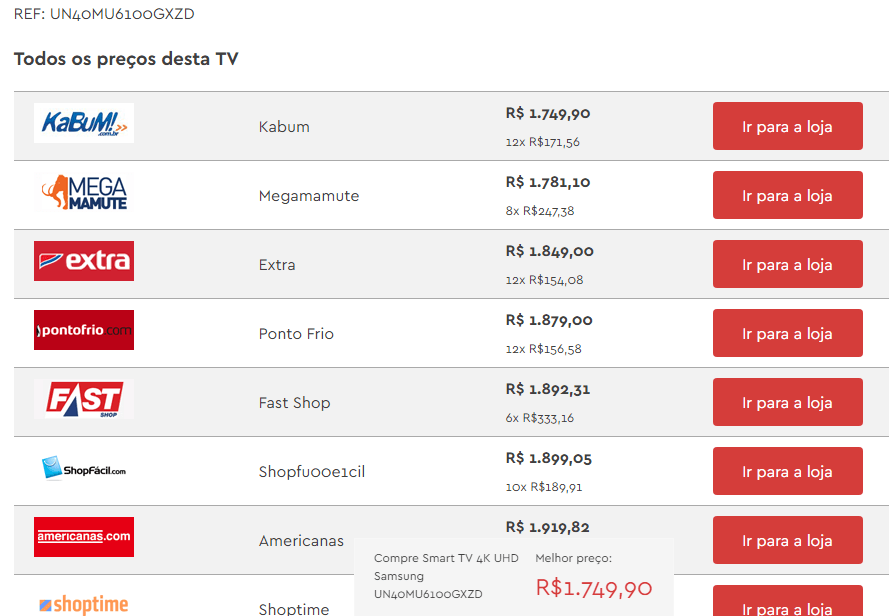 Lista das TV Smart 4K UHD mais baratas do mercado 1