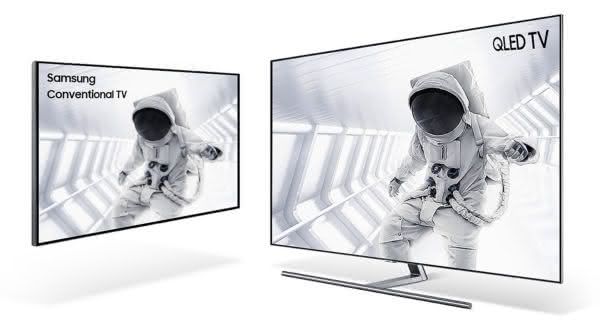 Smart TV Tela Curva QLED 65" UHD 4K Samsung 65Q8CN Smart Tizen, Bixby, Modo Ambiente, Tela de Pontos Quânticos, HDR 1500