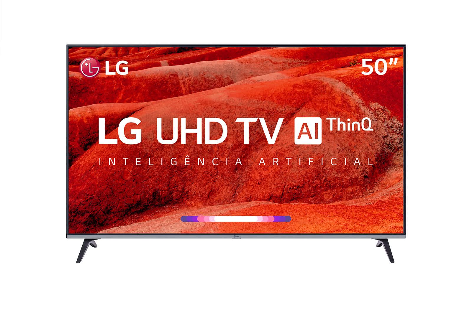 Smart TV LED LG 75UM7510 75” 4K UHD IPS, Google Assistente, HDR Ativo, ThinQAI
